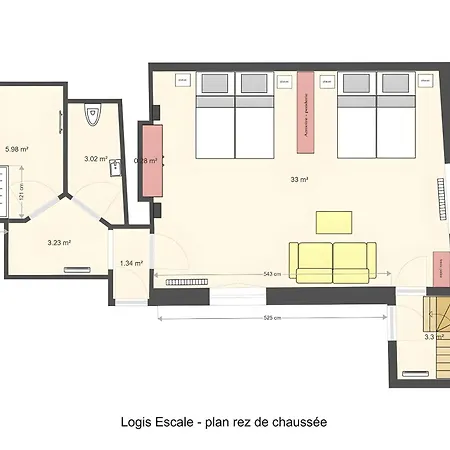 펜션 Logis Escale - Grand - Piscine